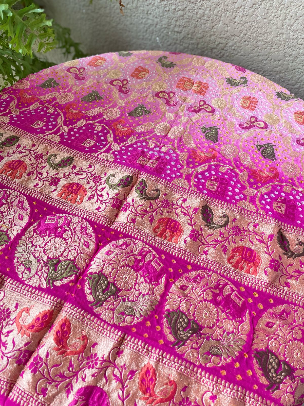 Shefali - The Jasmine Tree Meenakari Motif Dupatta