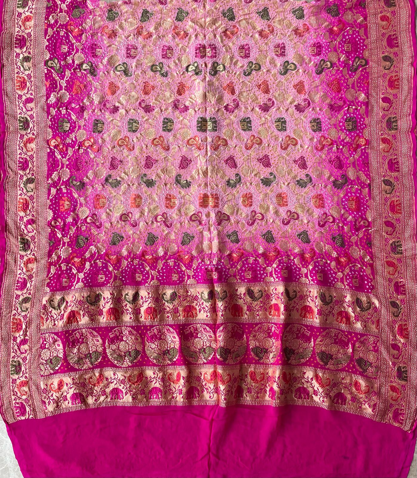 Shefali - The Jasmine Tree Meenakari Motif Dupatta