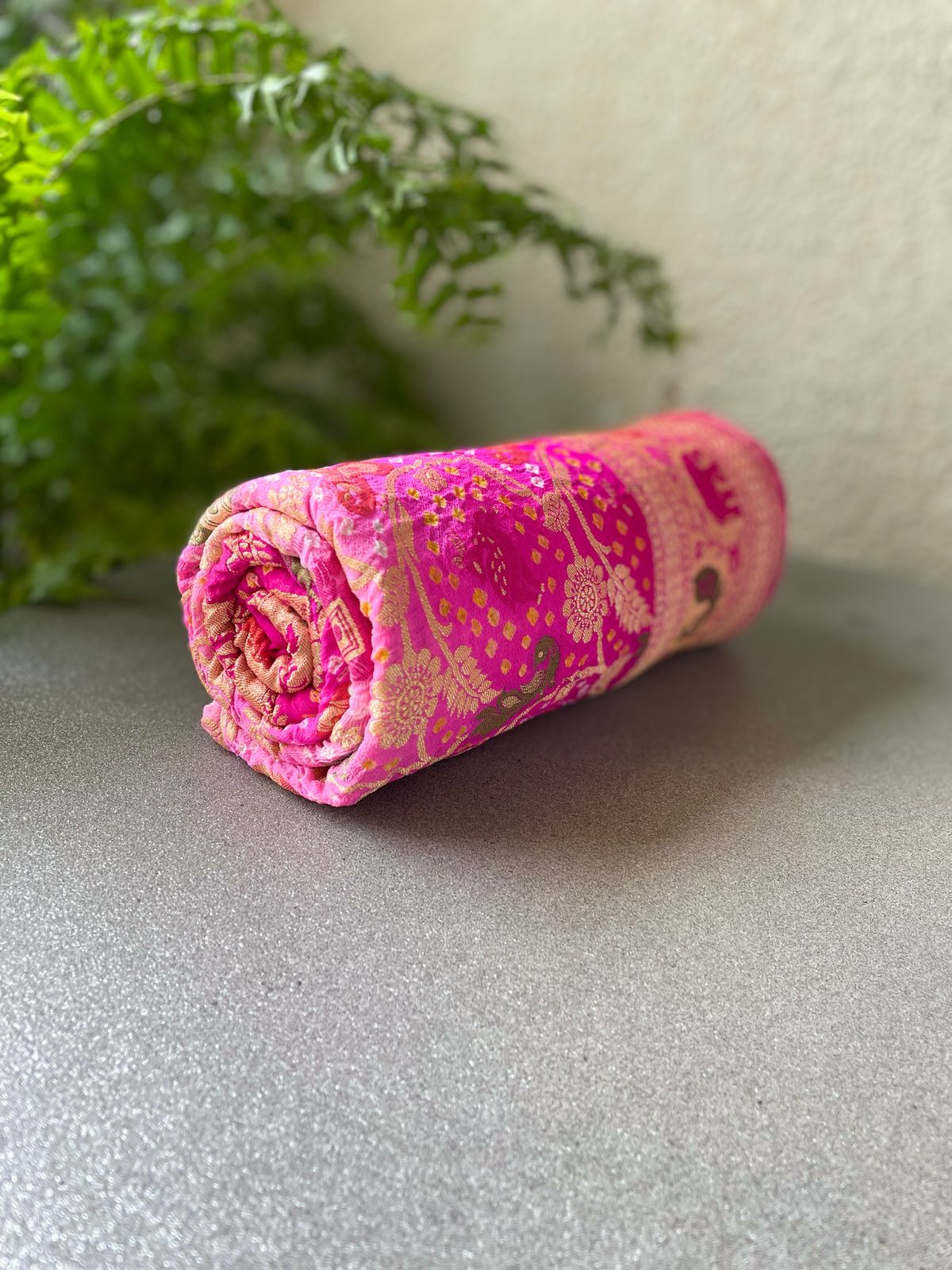 Shefali - The Jasmine Tree Meenakari Motif Dupatta