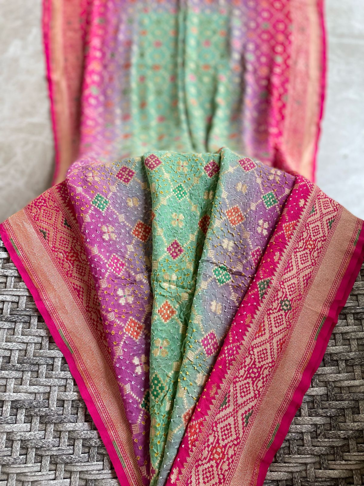 Anjali - Gift To God Meenakari Saree