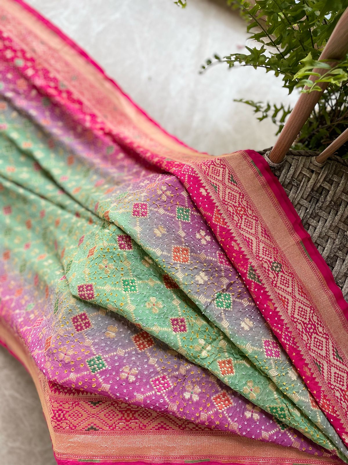 Anjali - Gift To God Meenakari Saree