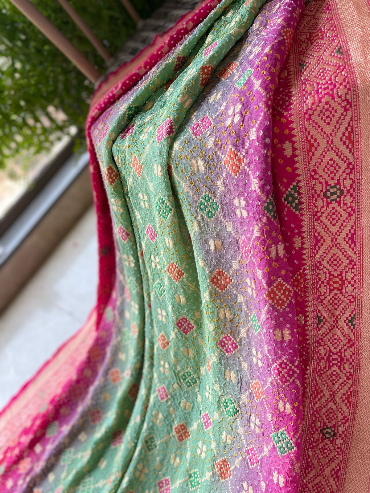 Anjali - Gift To God Meenakari Saree
