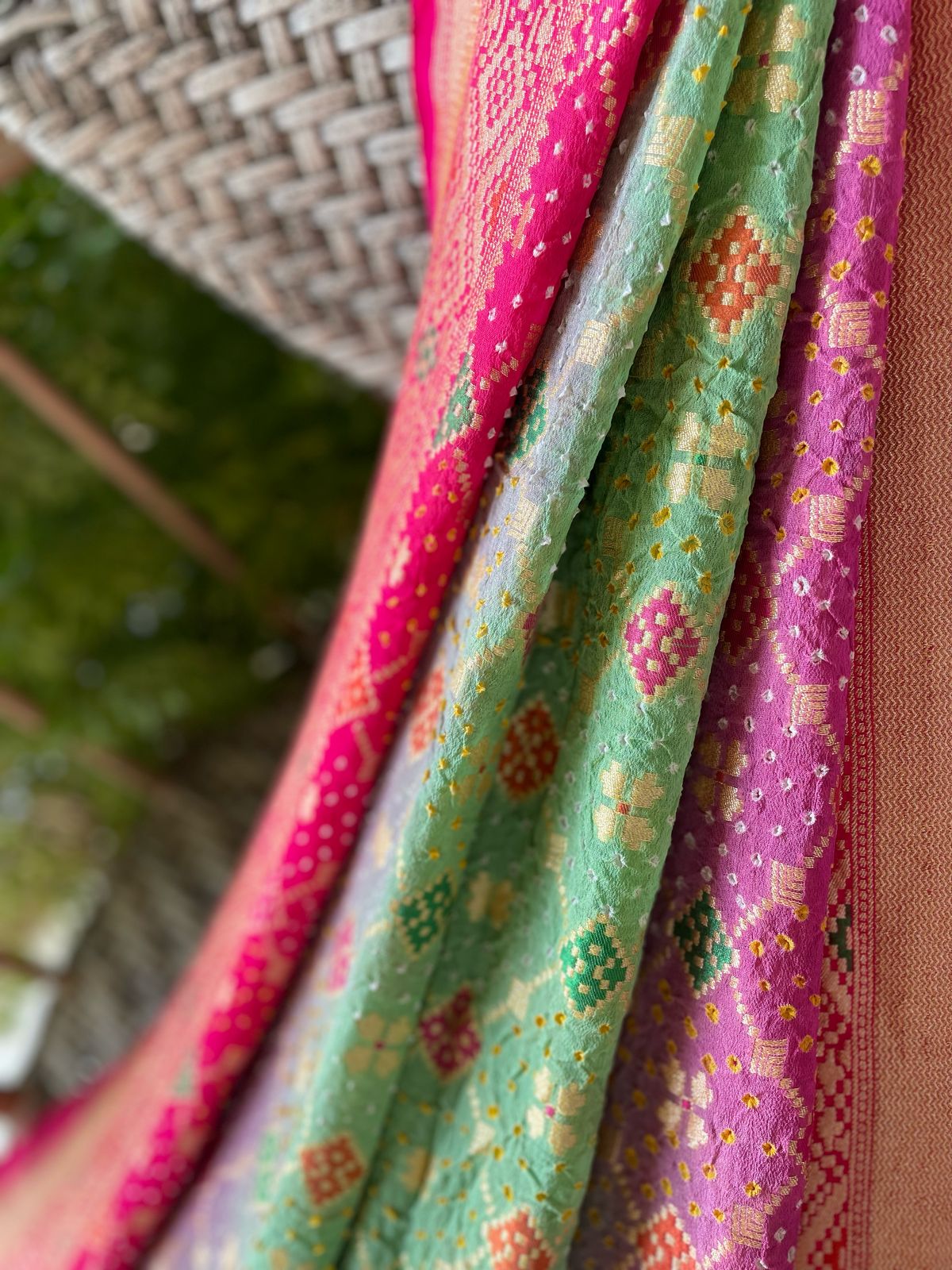 Anjali - Gift To God Meenakari Saree