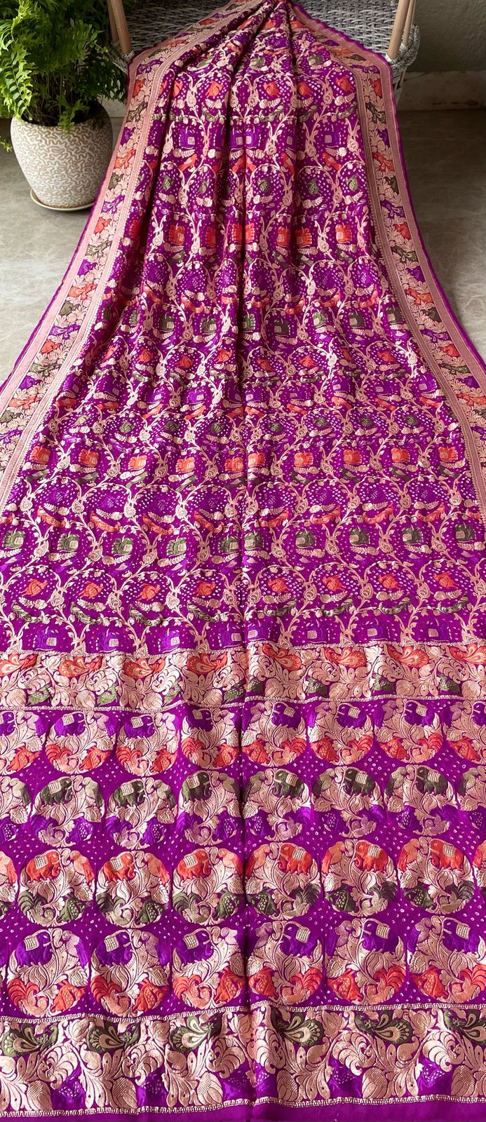 Amrita - Immortality Meenakari Motif Saree