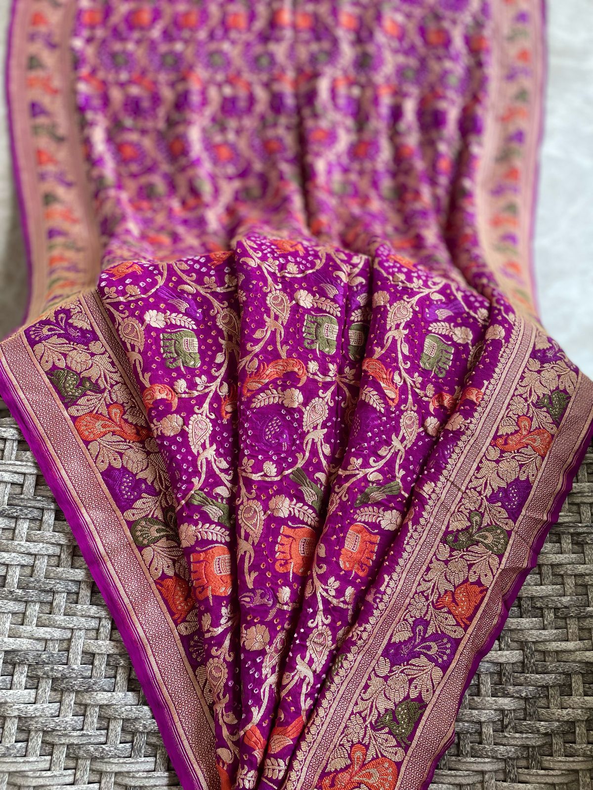 Amrita - Immortality Meenakari Motif Saree