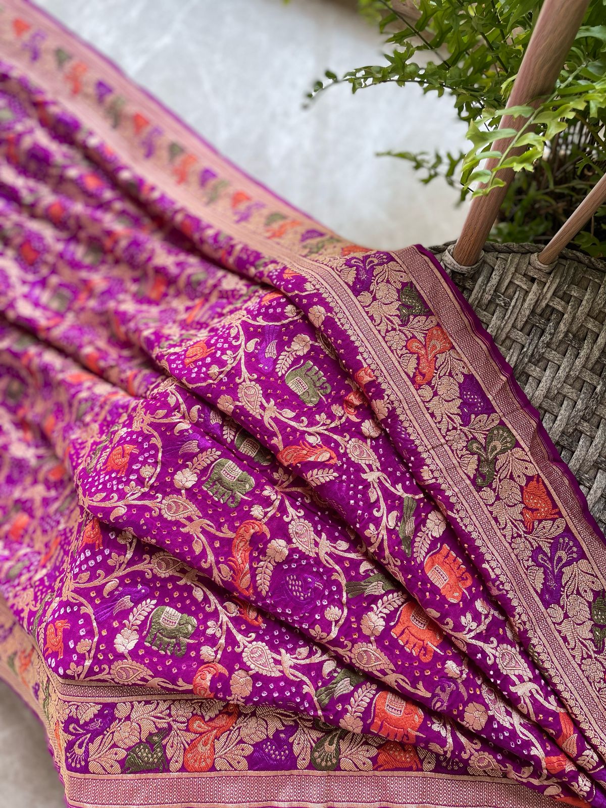 Amrita - Immortality Meenakari Motif Saree