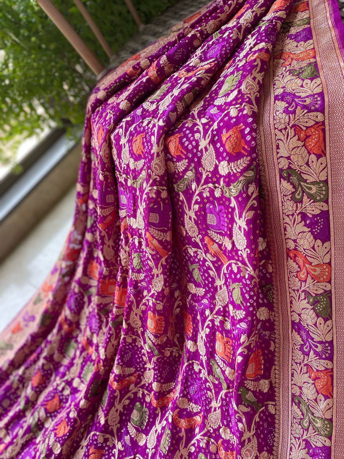 Amrita - Immortality Meenakari Motif Saree