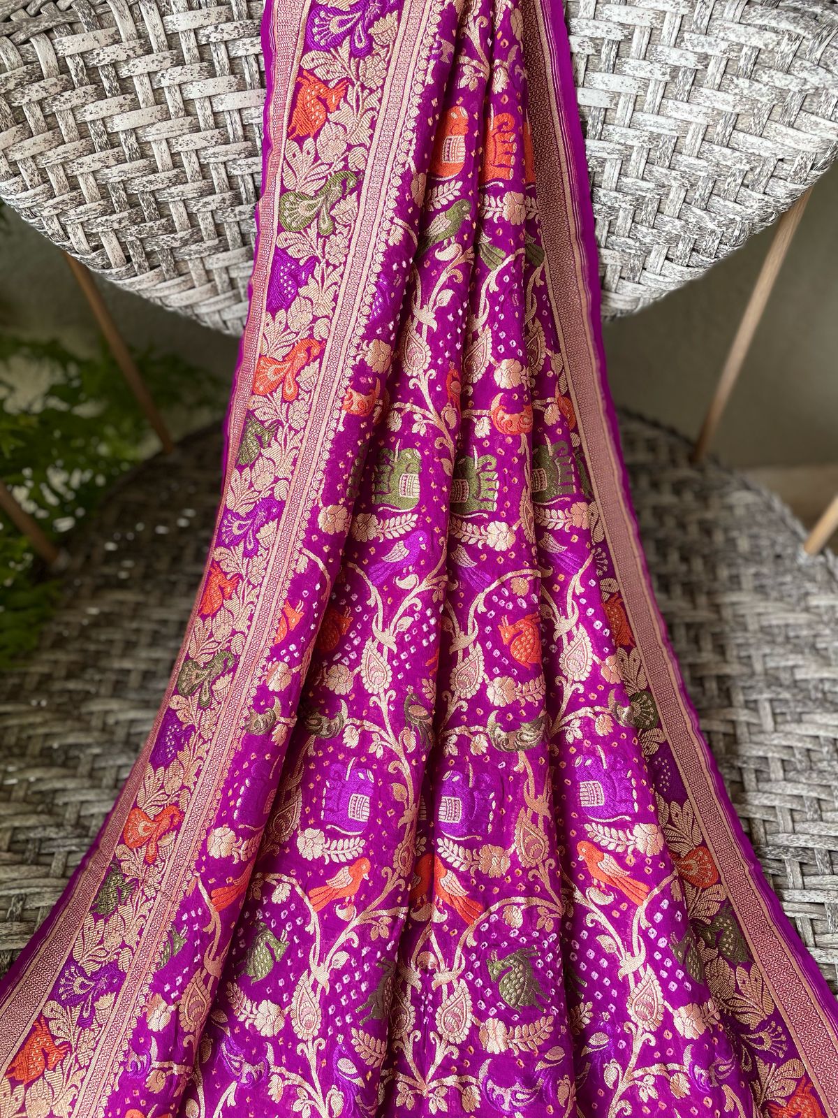 Amrita - Immortality Meenakari Motif Saree