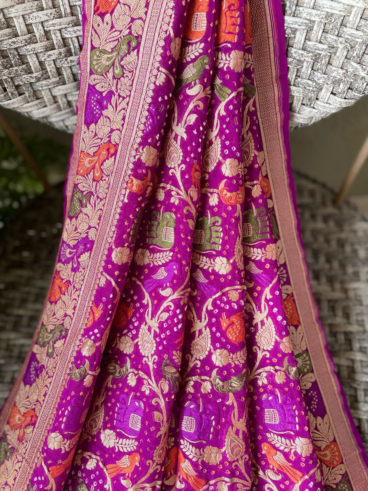 Amrita - Immortality Meenakari Motif Saree
