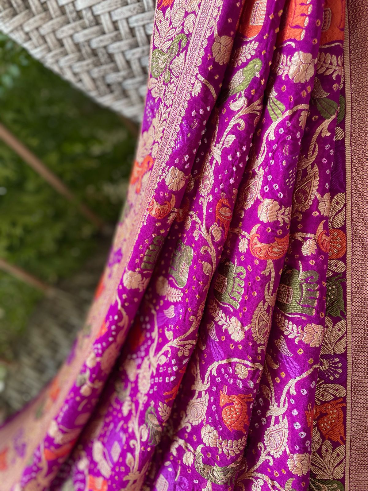 Amrita - Immortality Meenakari Motif Saree