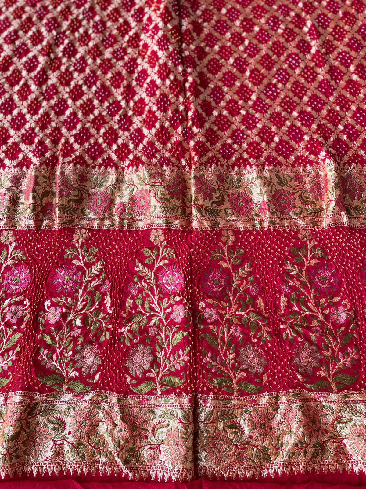 Anisha - One who is Supreme Meenakari Motif Saree