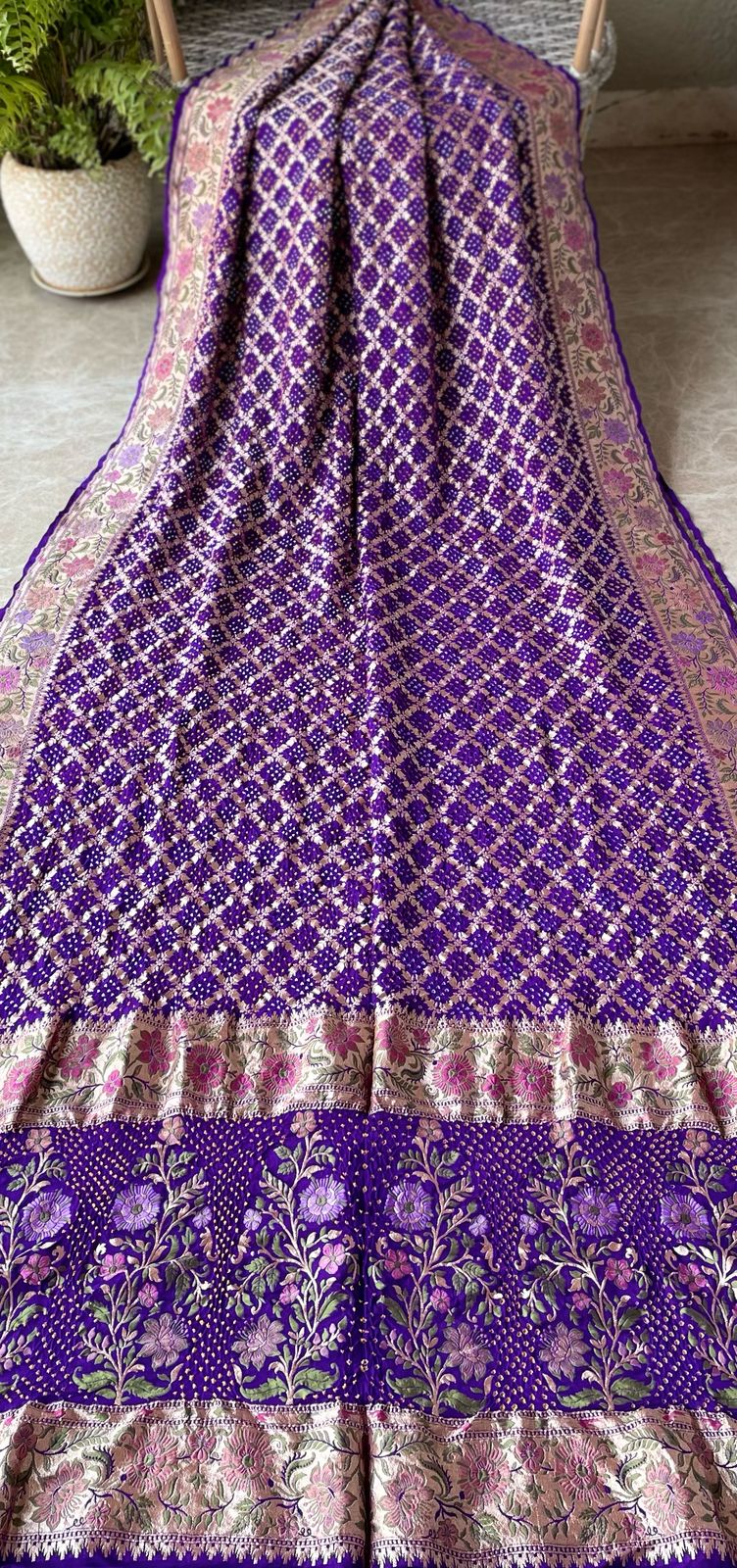 Vandana - Prayers Meenakari Motif Saree