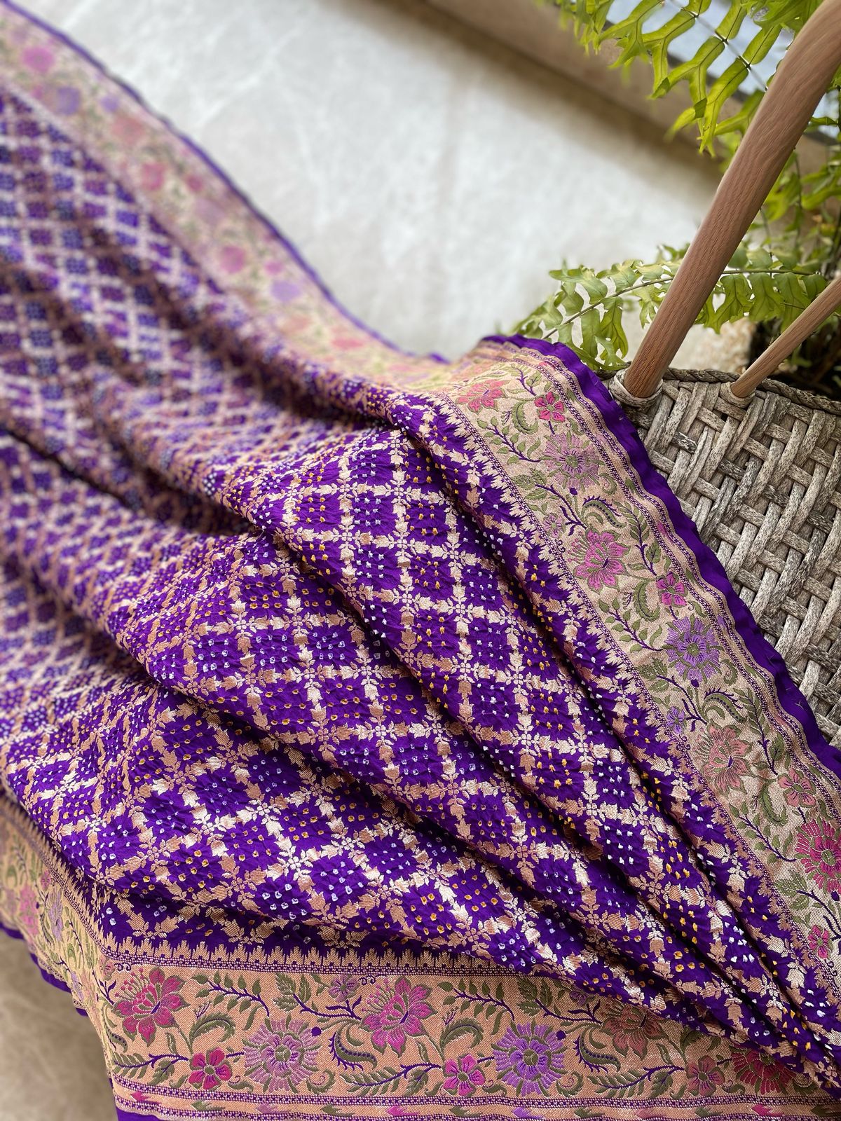 Vandana - Prayers Meenakari Motif Saree