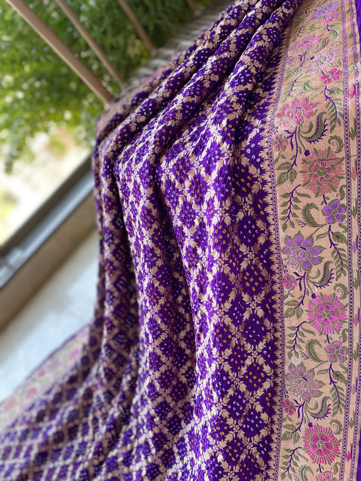 Vandana - Prayers Meenakari Motif Saree