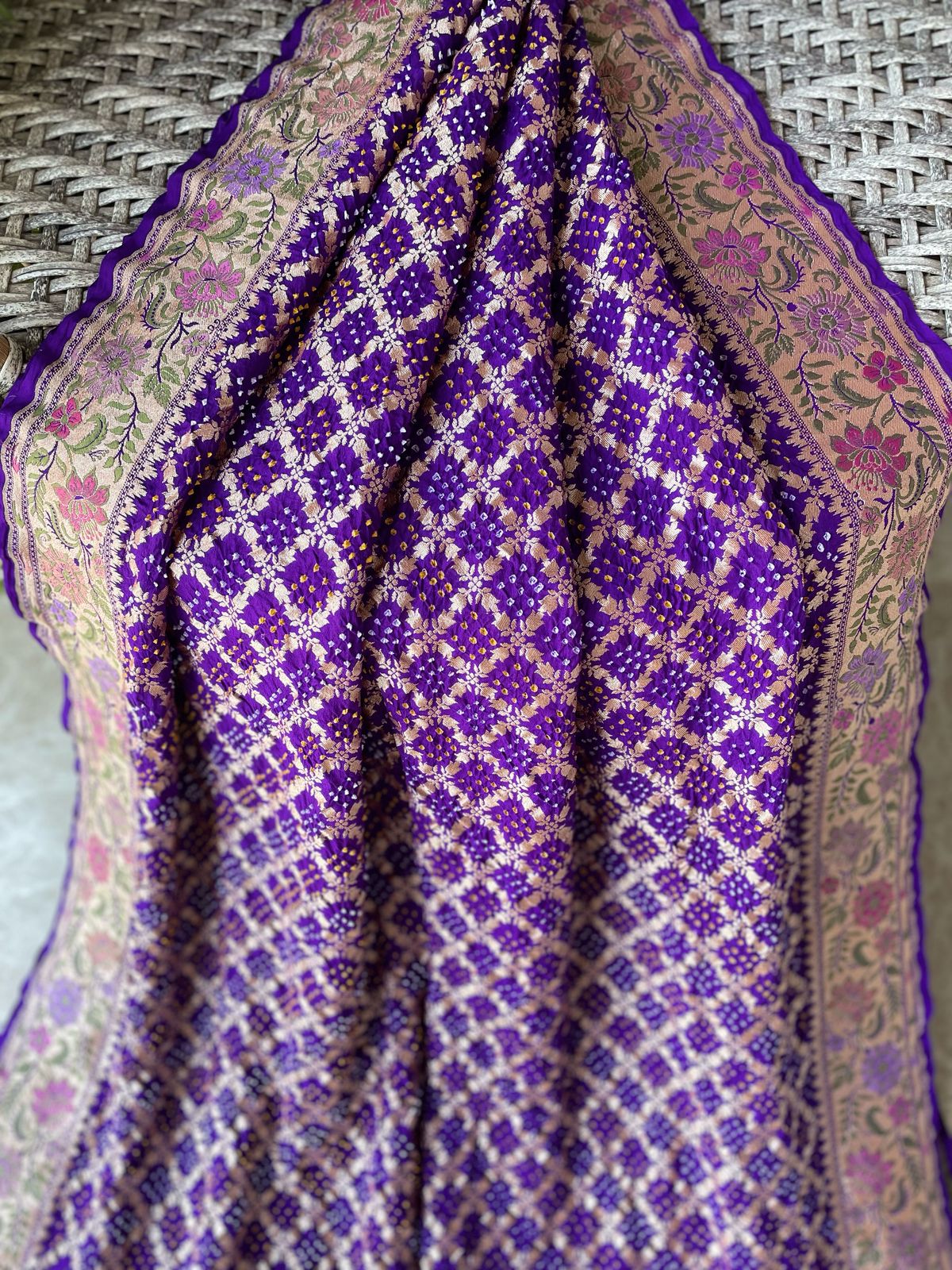 Vandana - Prayers Meenakari Motif Saree