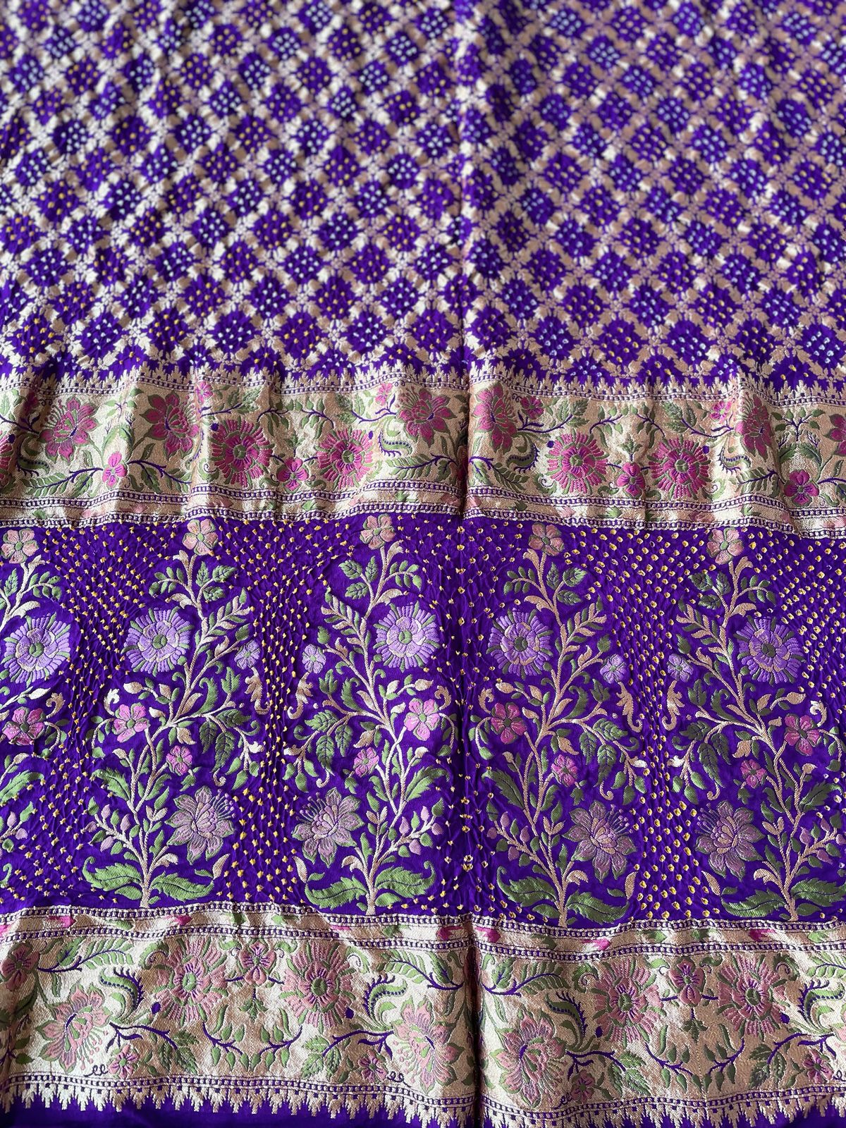 Vandana - Prayers Meenakari Motif Saree