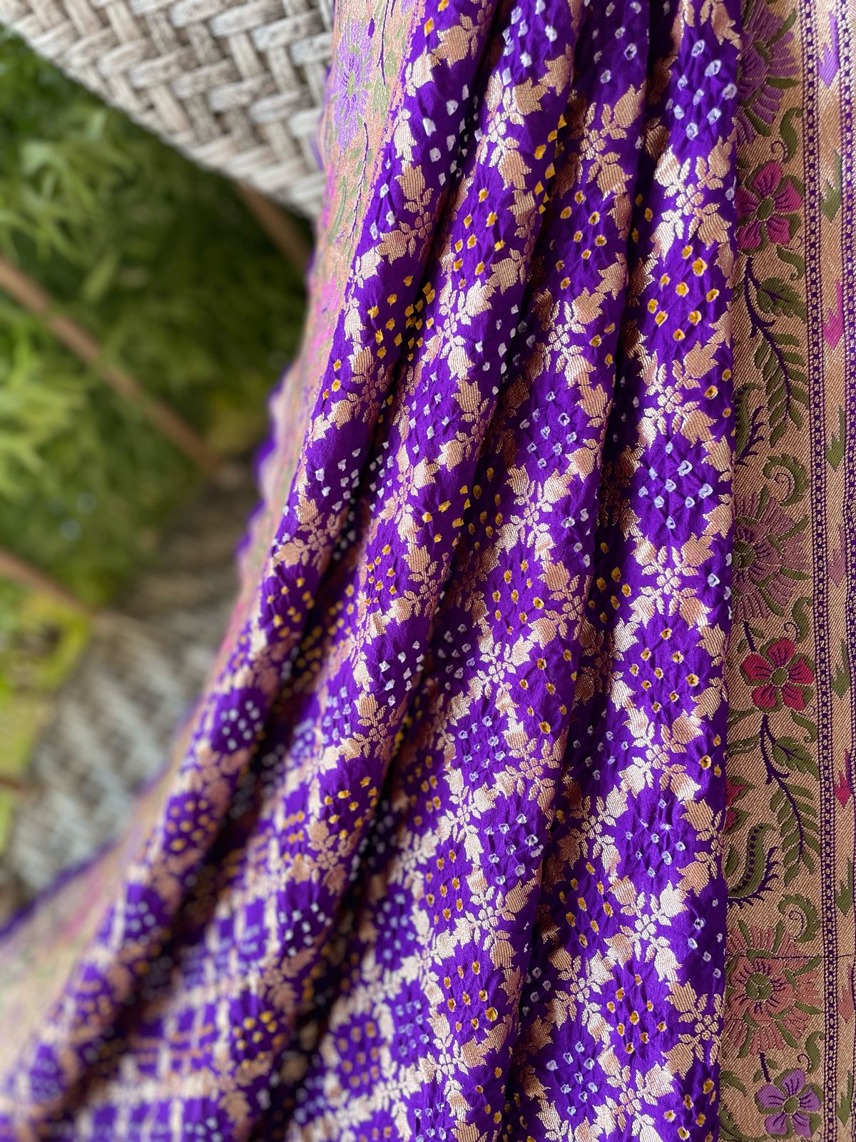 Vandana - Prayers Meenakari Motif Saree