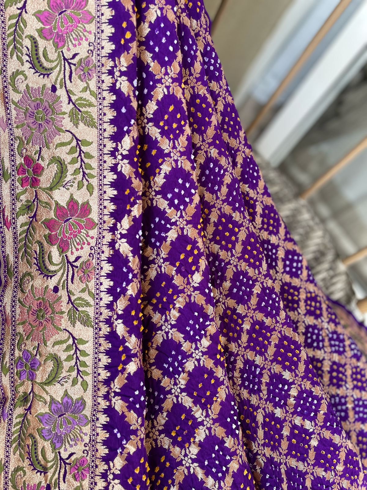 Vandana - Prayers Meenakari Motif Saree