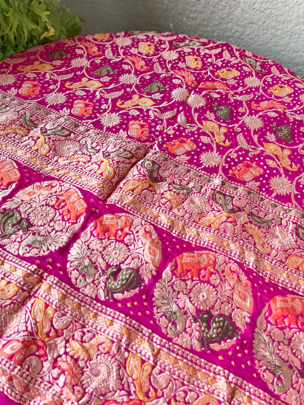 Abha - Luminous beauty Meenakari Motif Dupatta