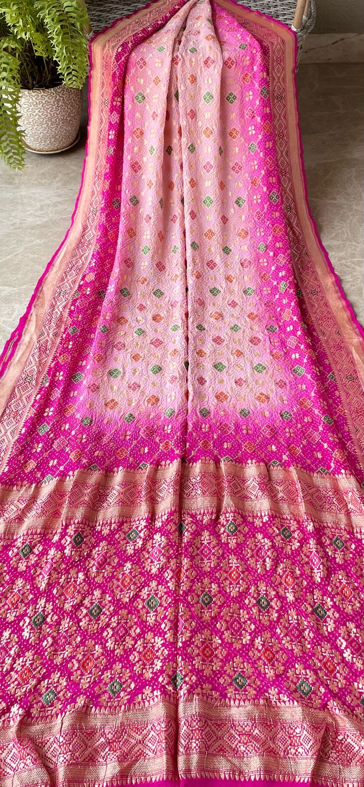 Aashita - One Who Is Full Of Hope Meenakari Saree