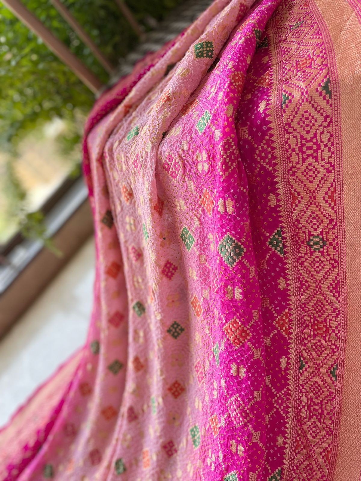 Aashita - One Who Is Full Of Hope Meenakari Saree