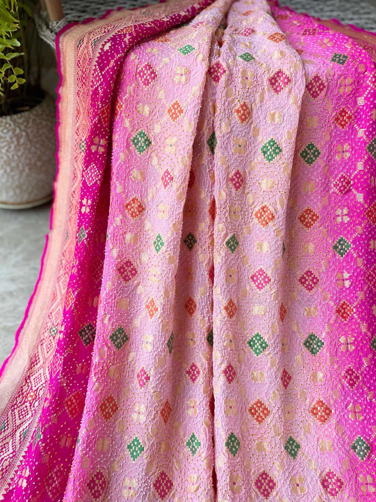 Aashita - One Who Is Full Of Hope Meenakari Saree