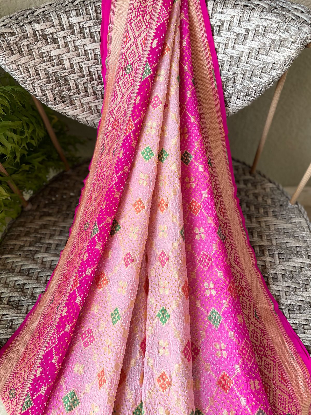 Aashita - One Who Is Full Of Hope Meenakari Saree