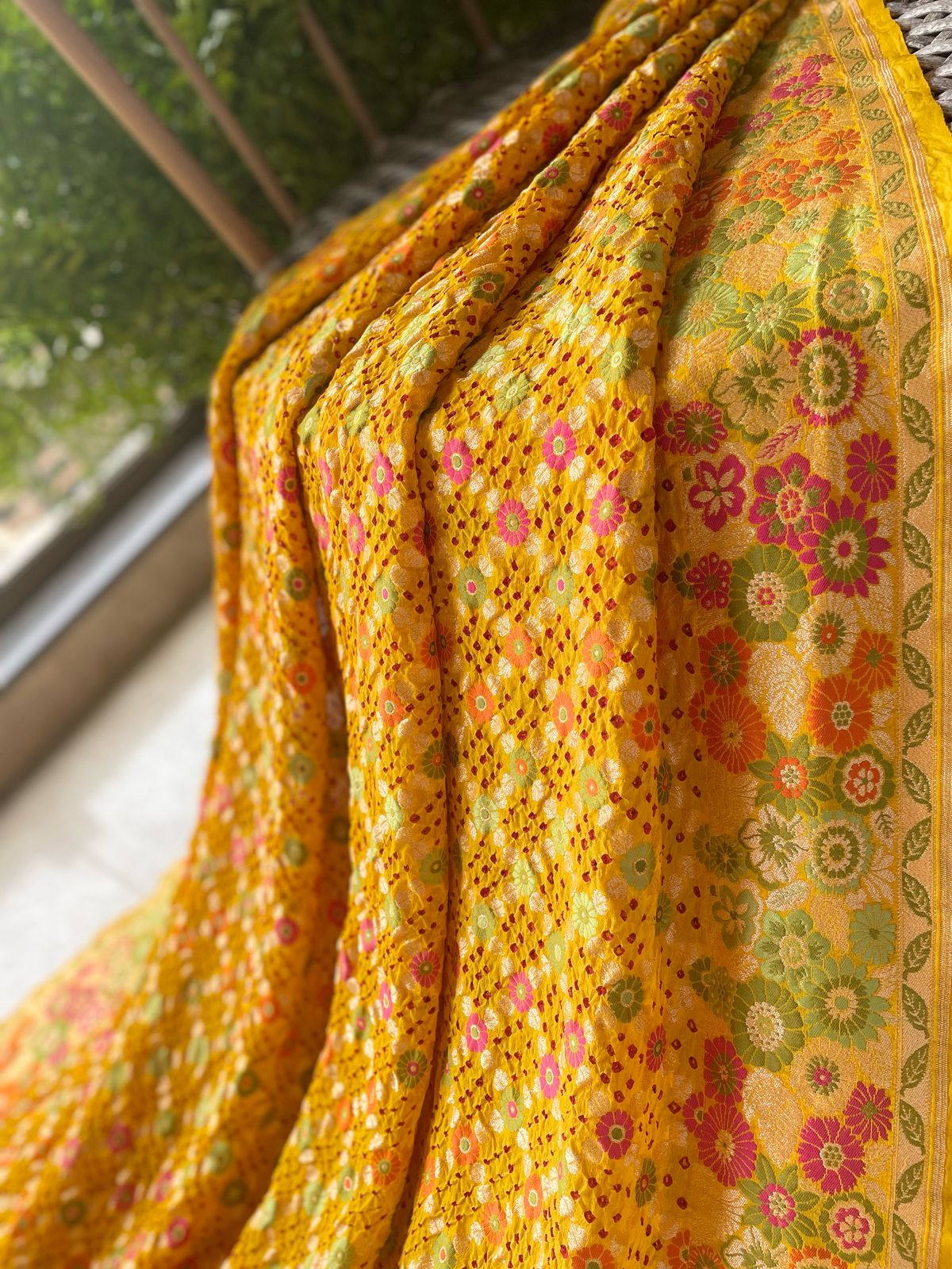 Riya - A Gem Meenakari Motif Saree