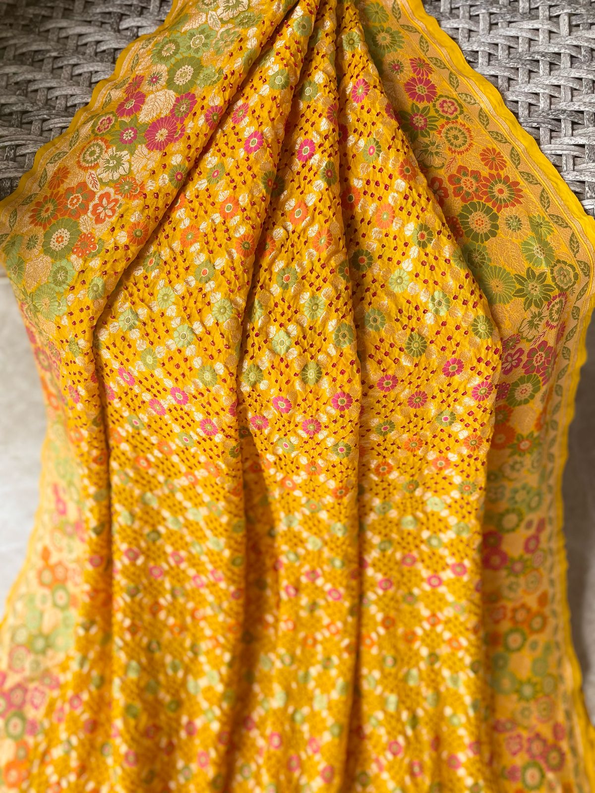 Riya - A Gem Meenakari Motif Saree
