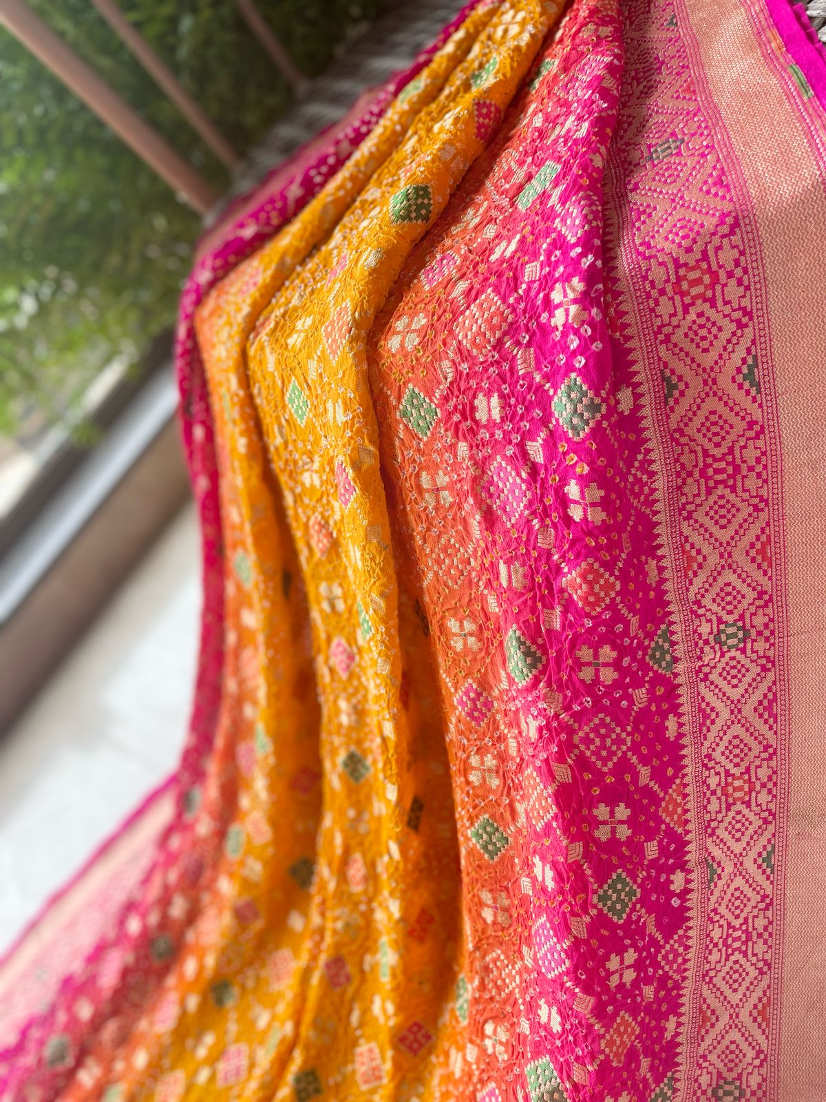 Avni - Mother Earth Meenakari Saree
