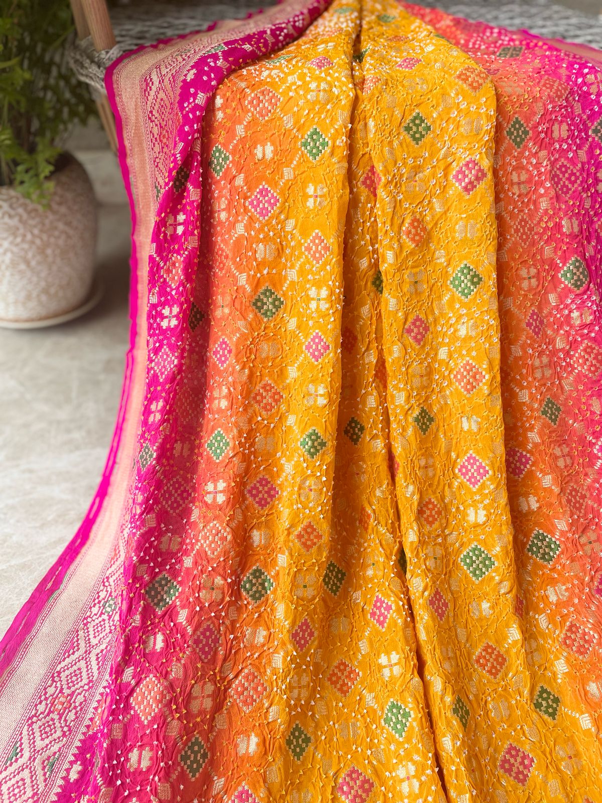 Avni - Mother Earth Meenakari Saree