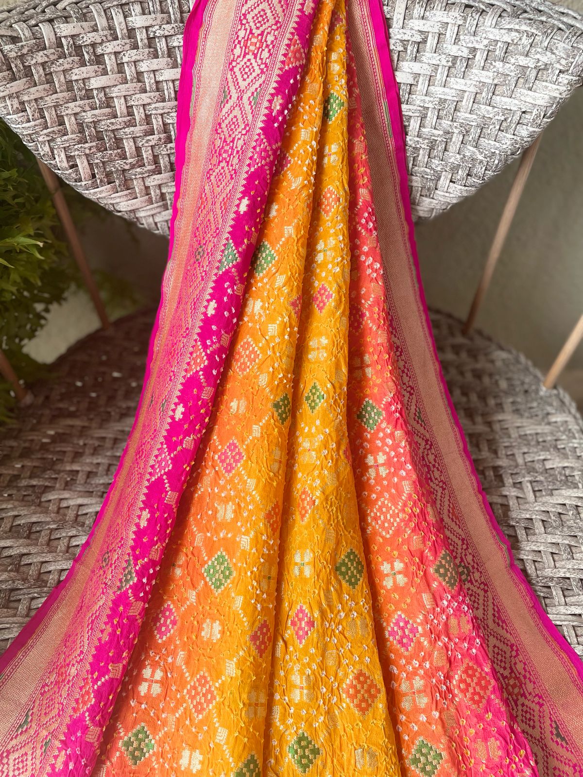Avni - Mother Earth Meenakari Saree