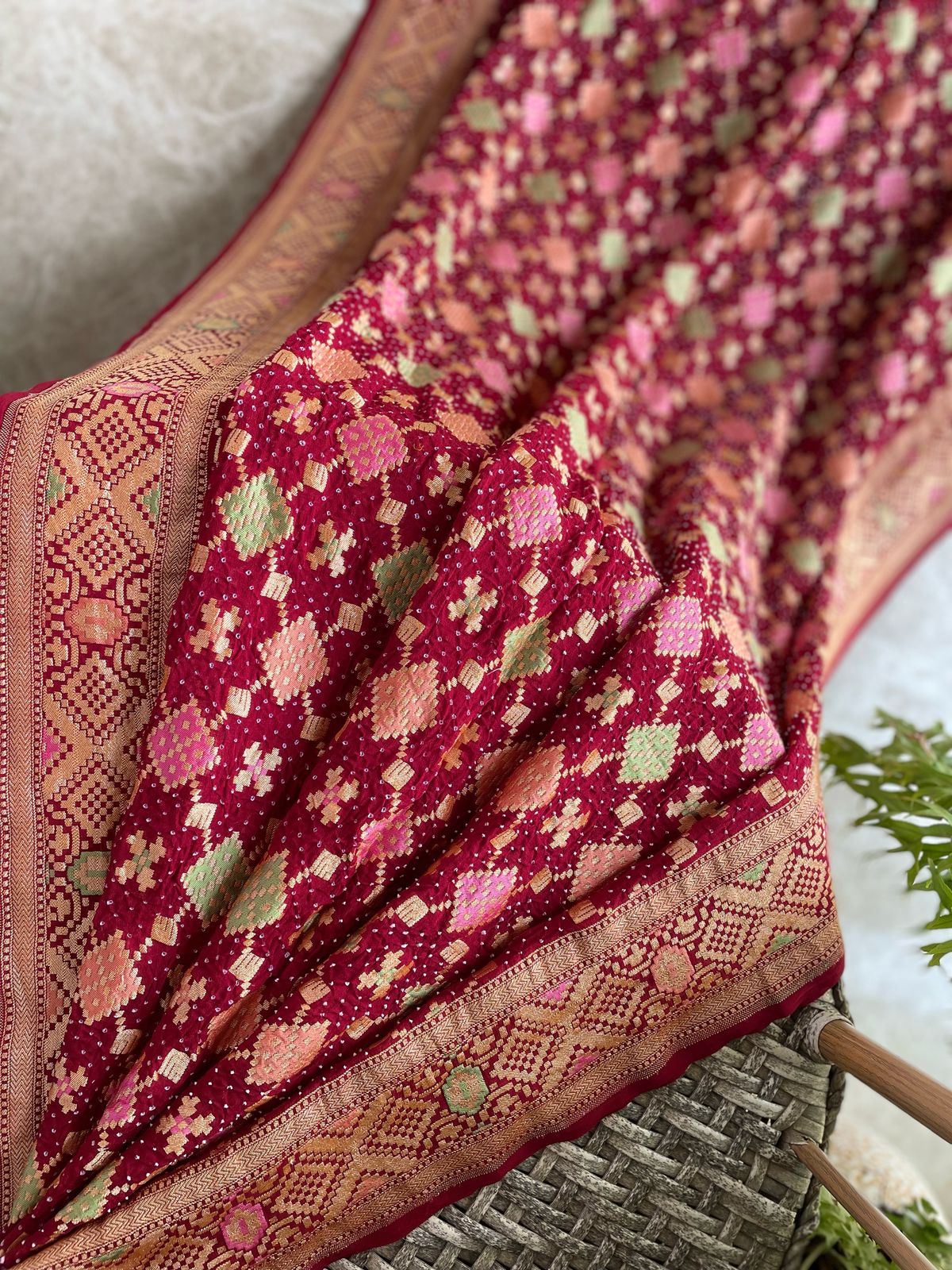 Raina - Beautiful Night Meenakari Saree