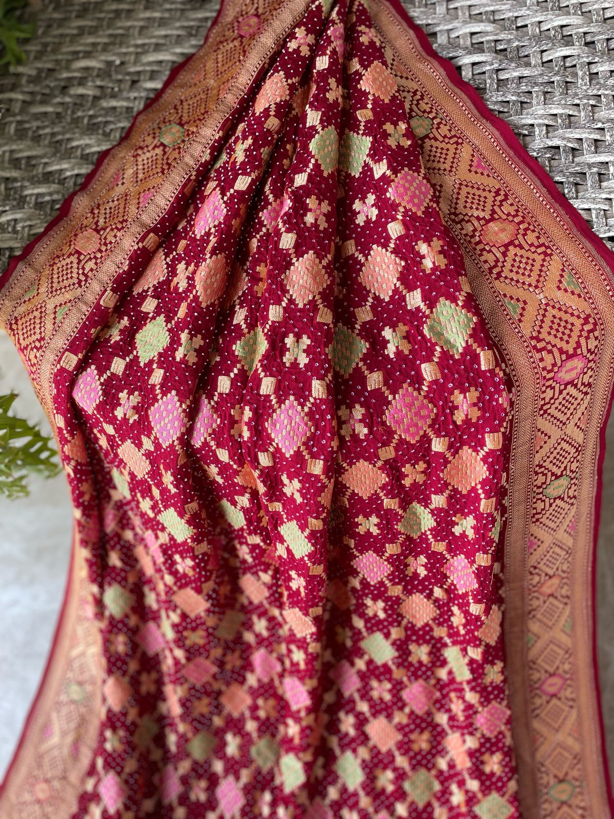 Raina - Beautiful Night Meenakari Saree