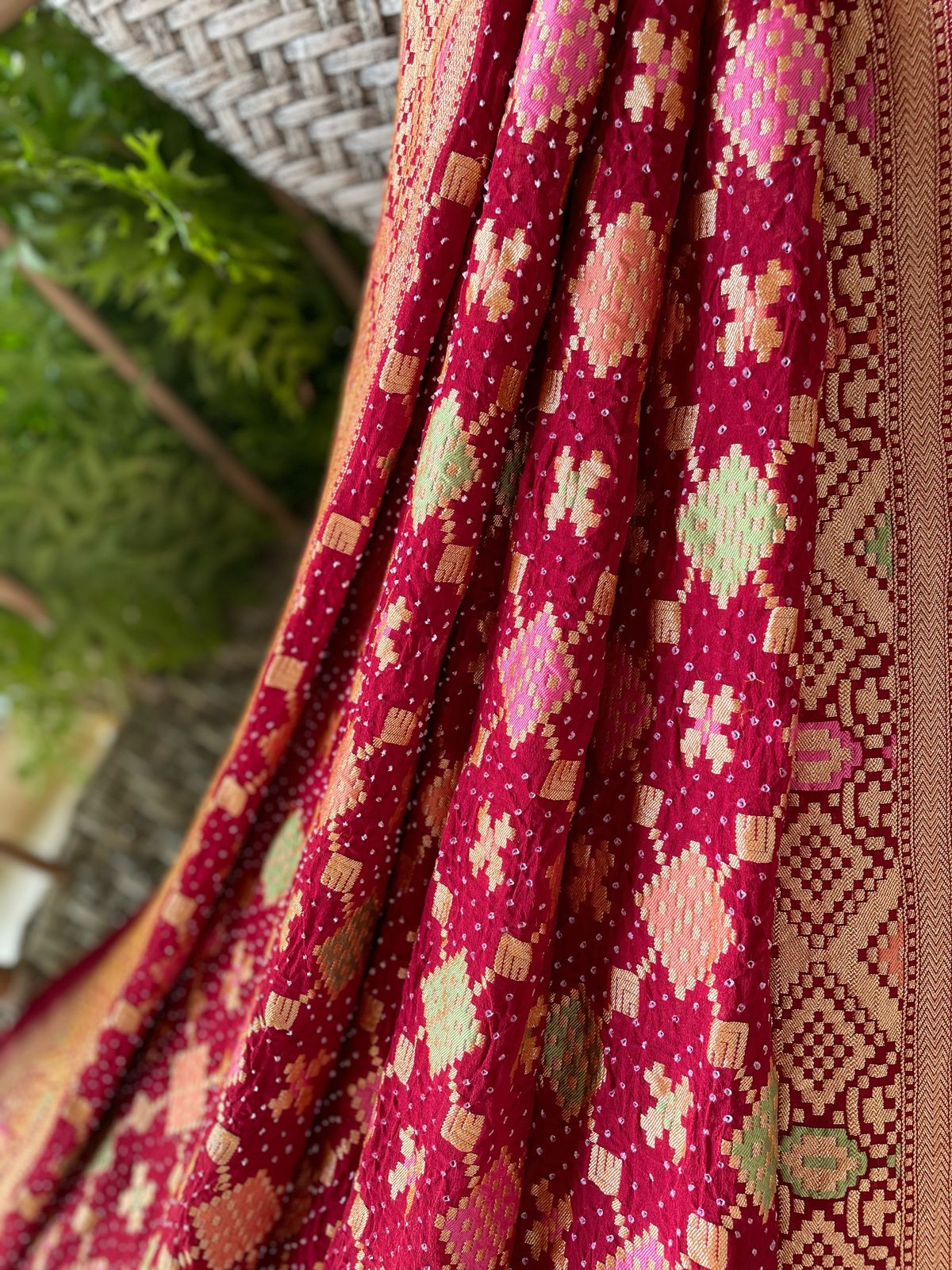Raina - Beautiful Night Meenakari Saree