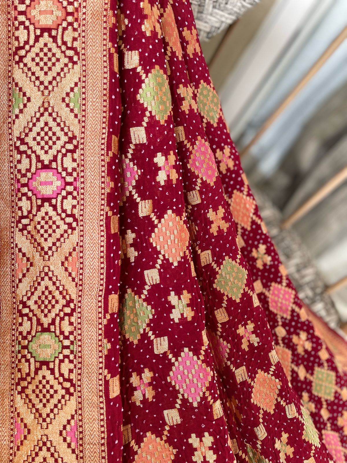 Raina - Beautiful Night Meenakari Saree