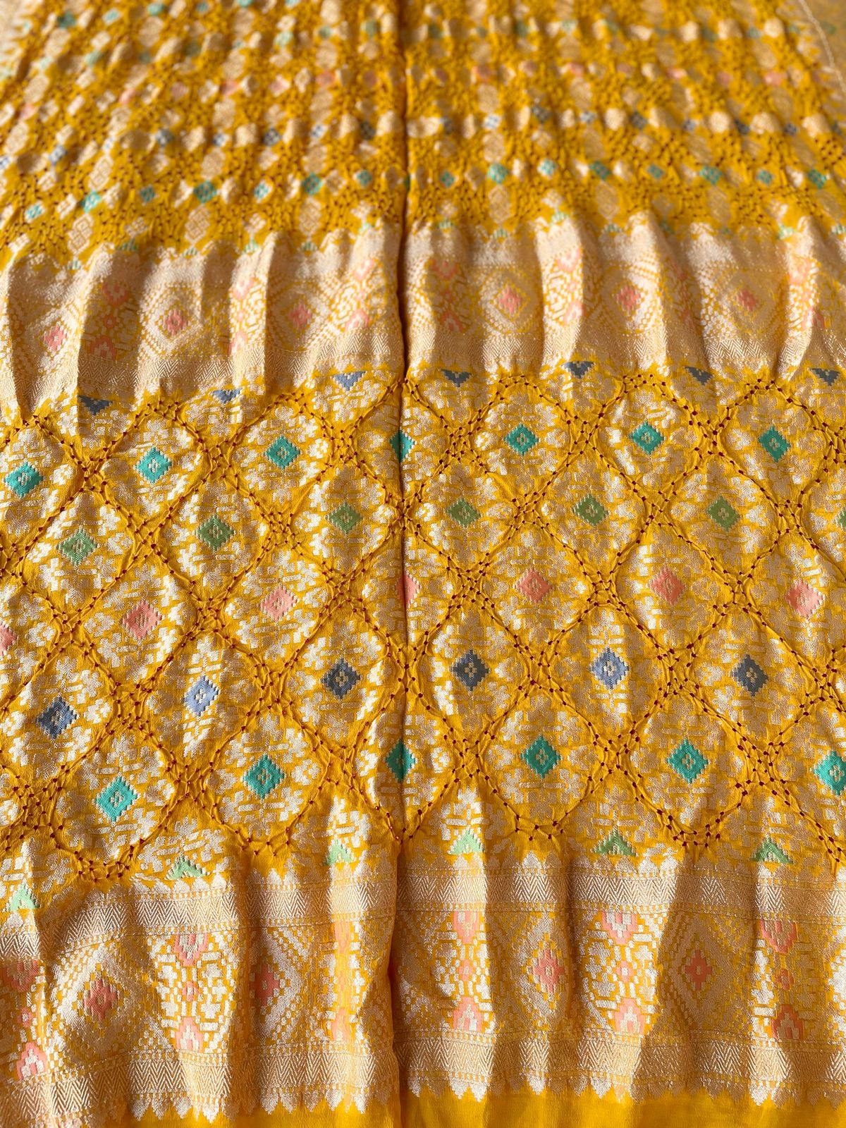 Vaani - Goddess Saraswati Meenakari Saree
