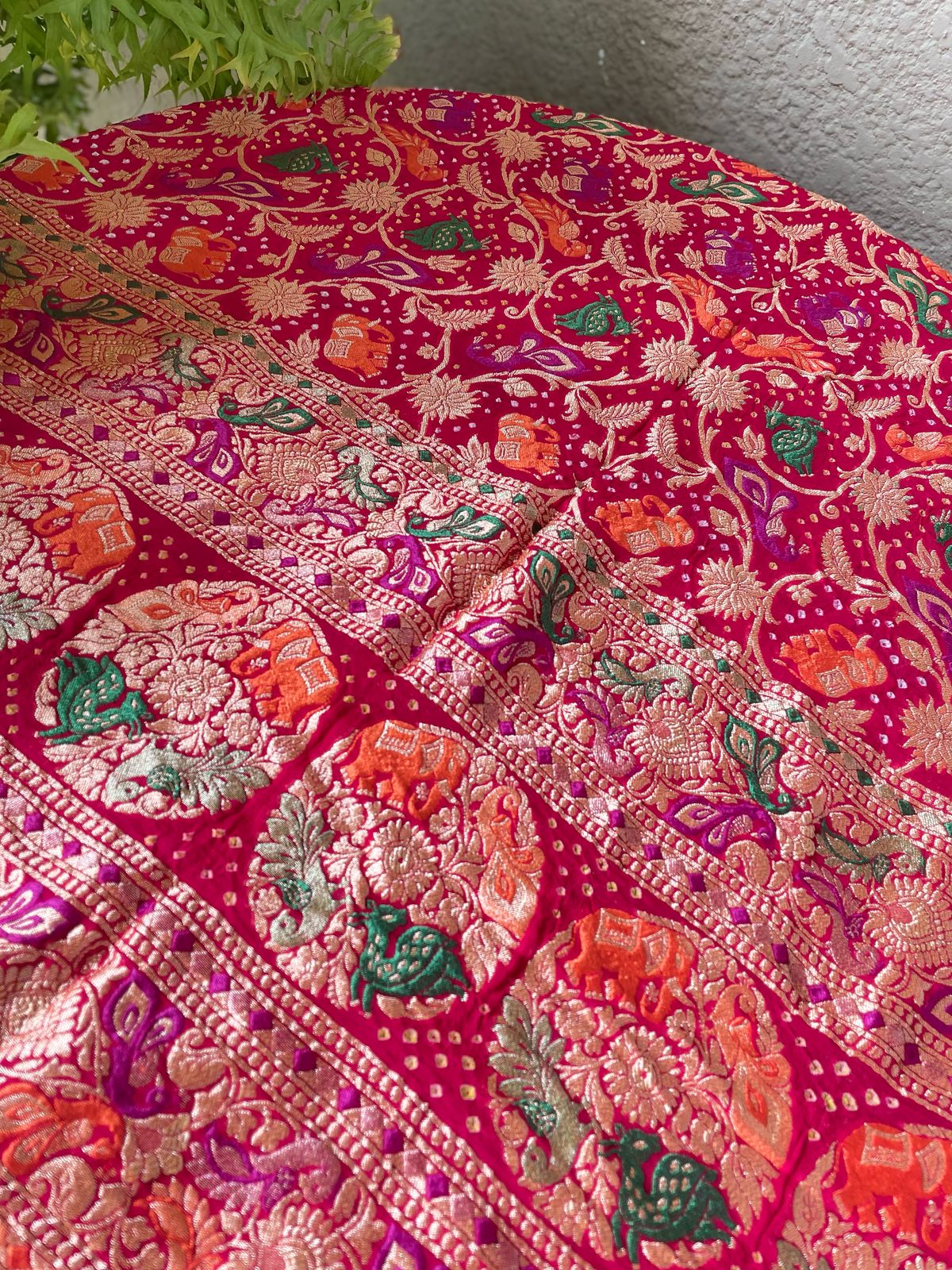 Itisha - Beautiful Meenakari Motif Dupatta