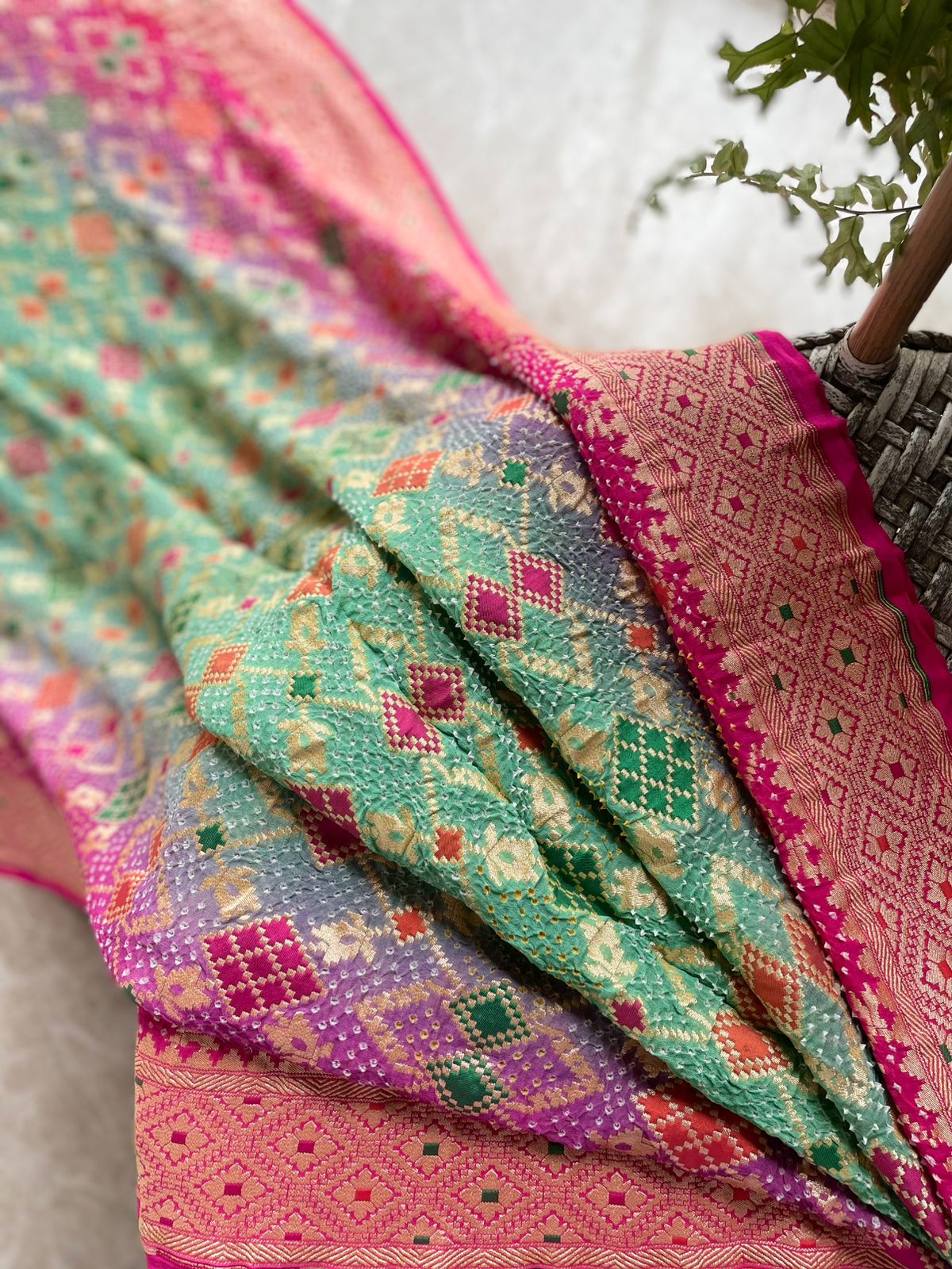 Nirjara - A Warrior Meenakari Saree