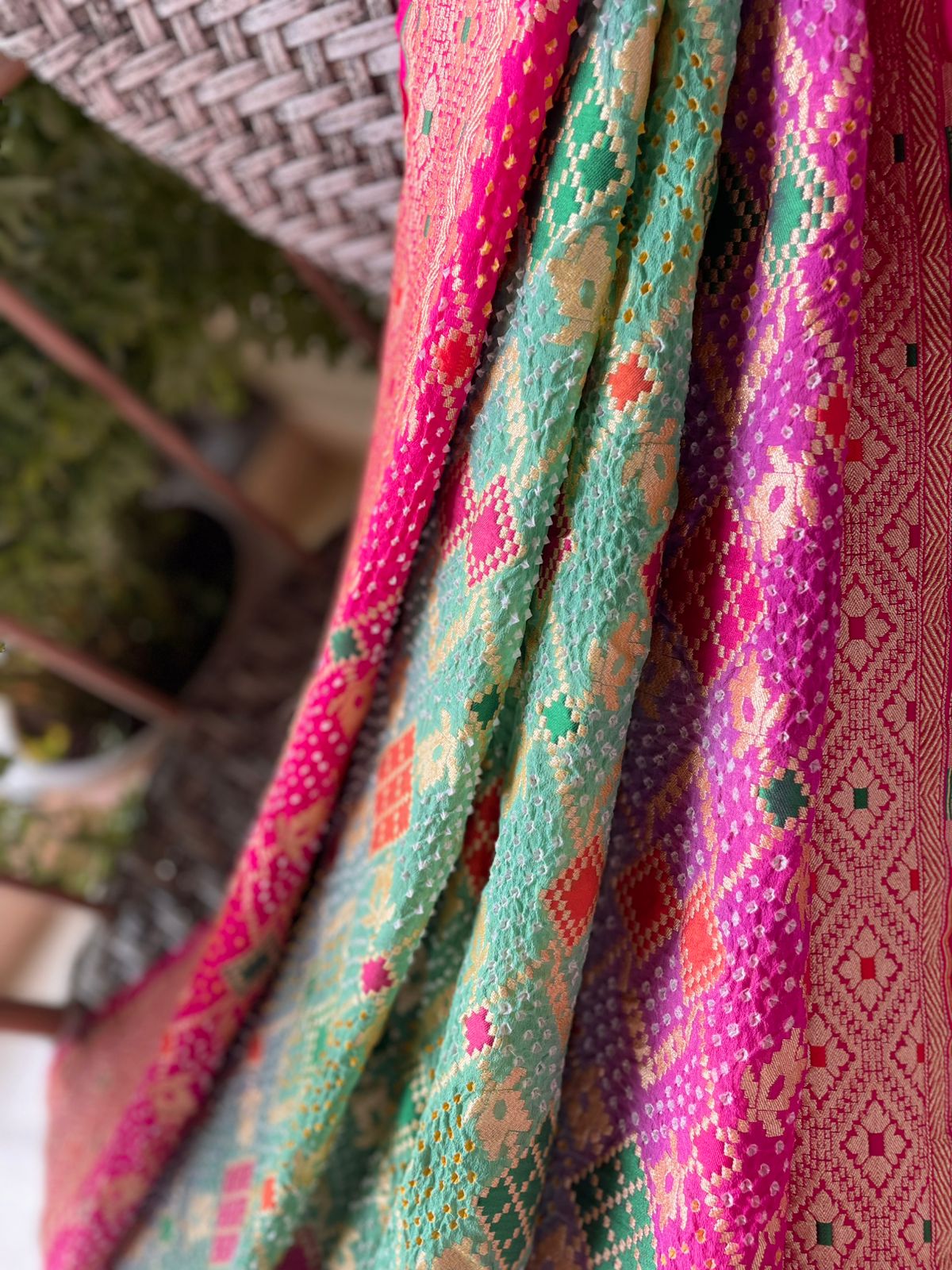 Nirjara - A Warrior Meenakari Saree