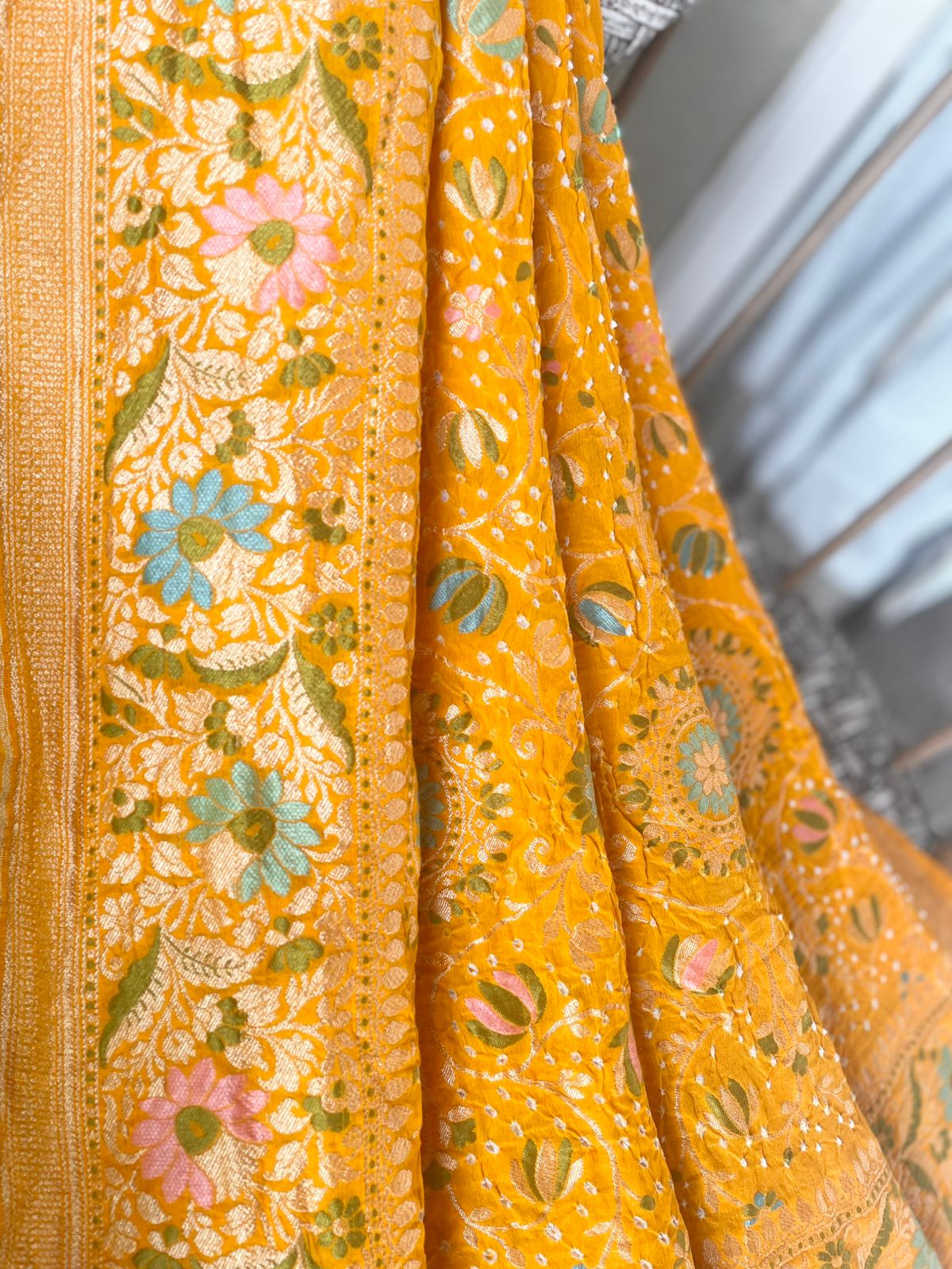 Arunima - Glow of Dawn Meenakari Motif Dupatta