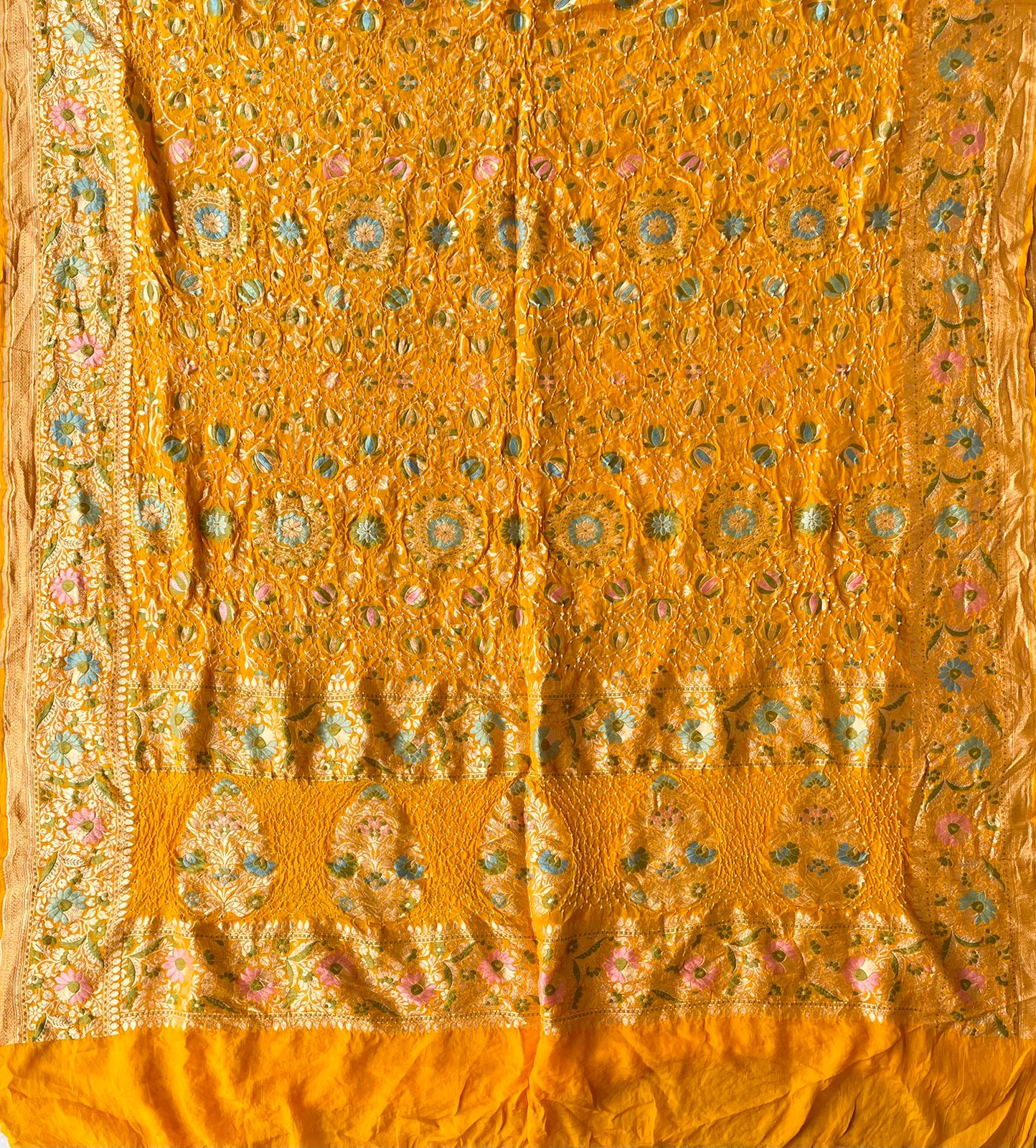 Arunima - Glow of Dawn Meenakari Motif Dupatta