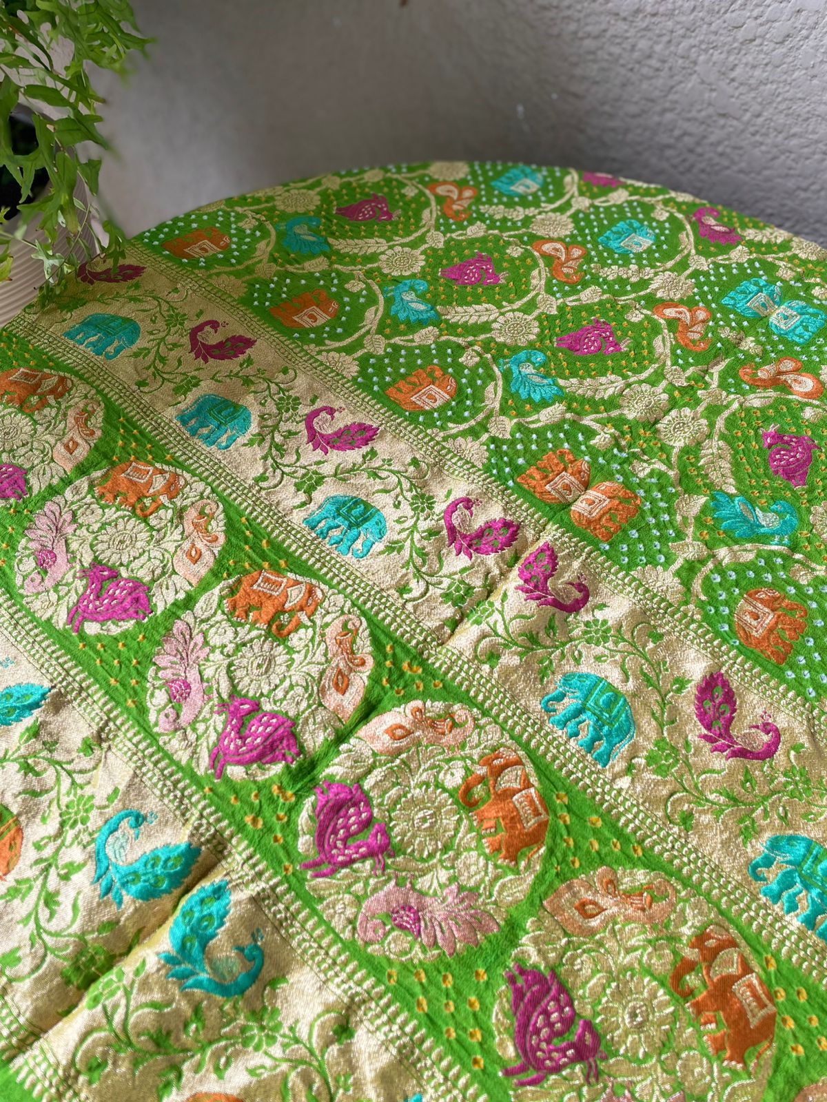 Akriti - Figure or Form Meenakari Motif Dupatta