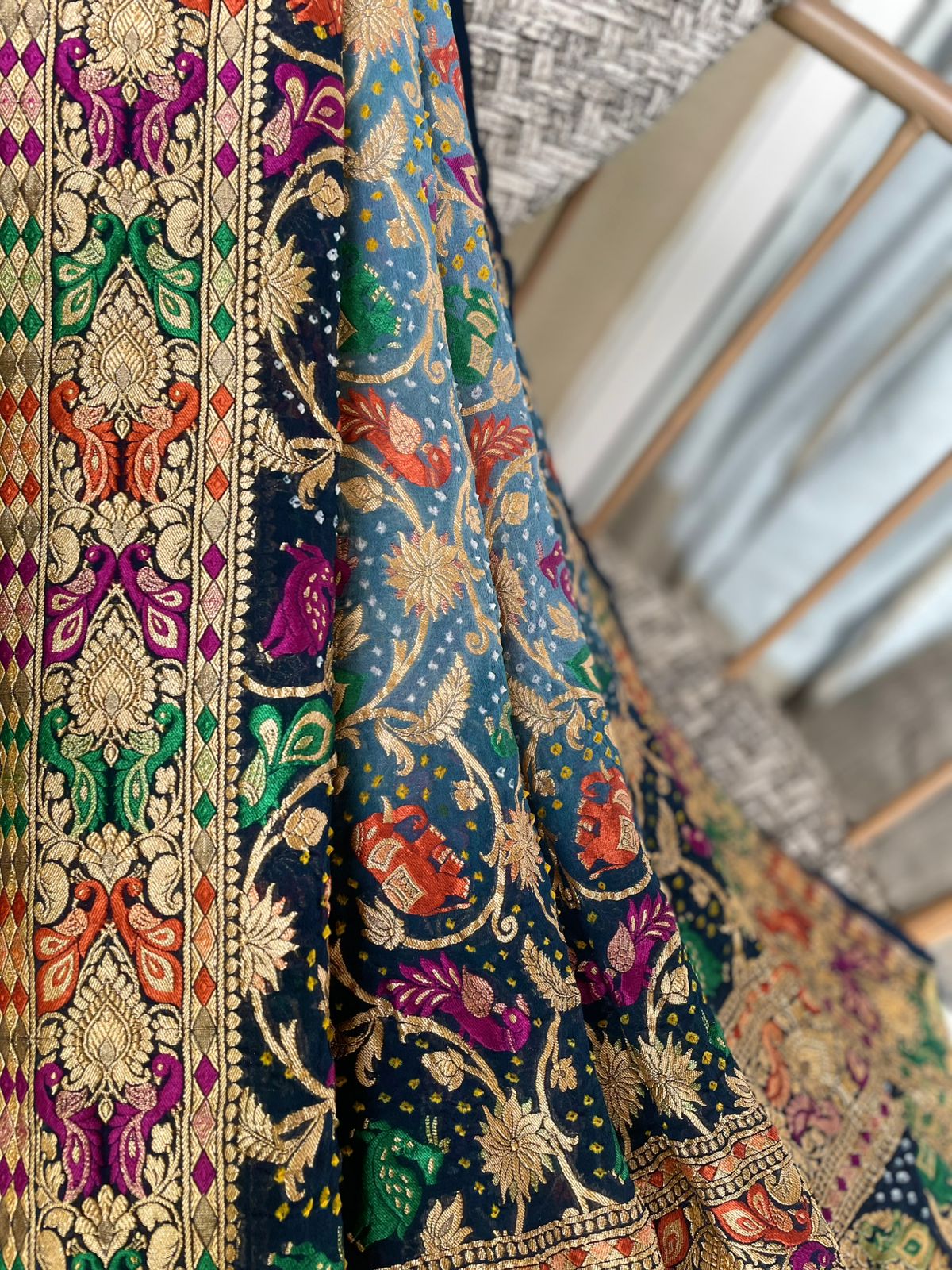 Aalia - The Noble Soul Meenakari Motif Dupatta