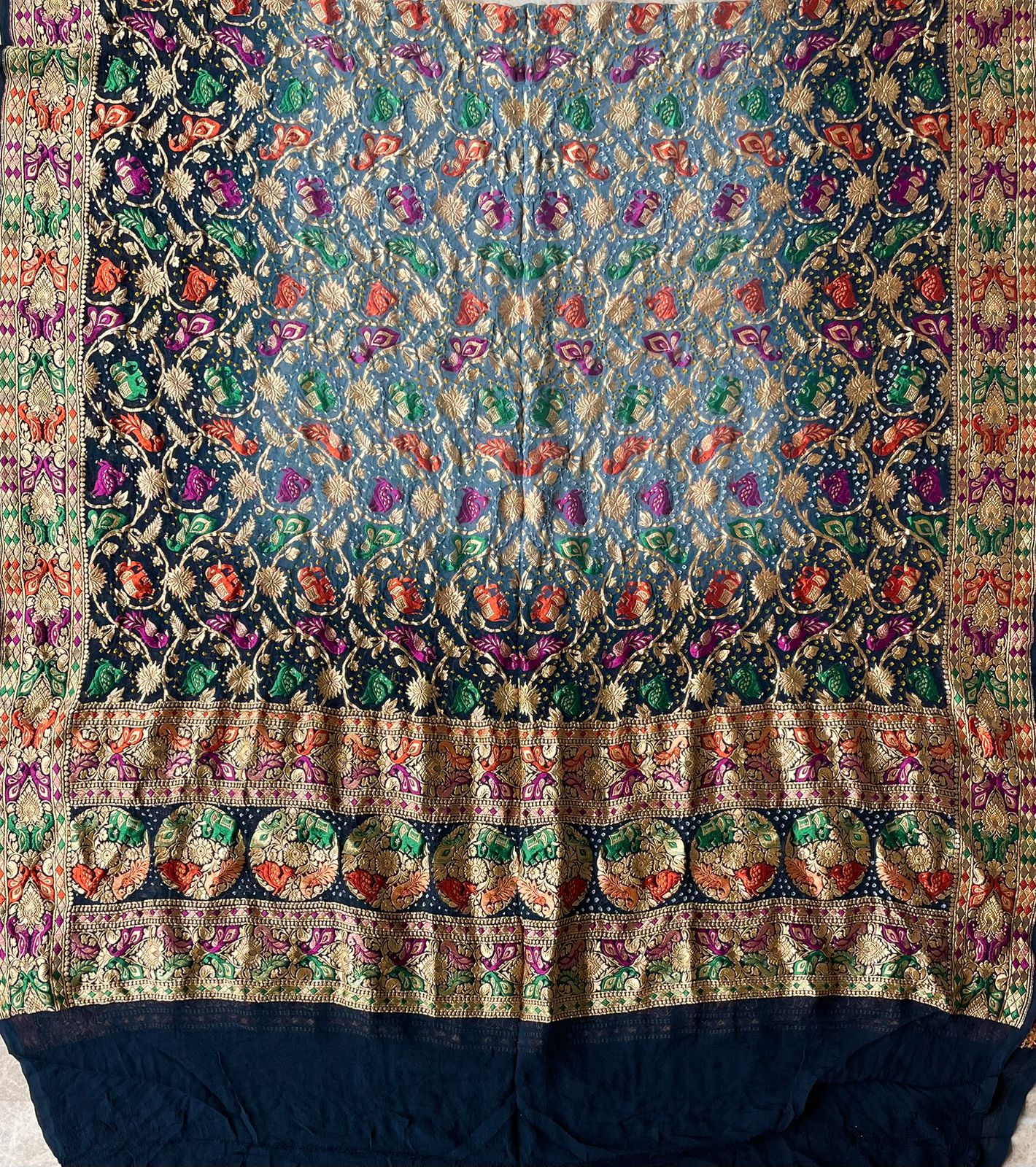 Aalia - The Noble Soul Meenakari Motif Dupatta