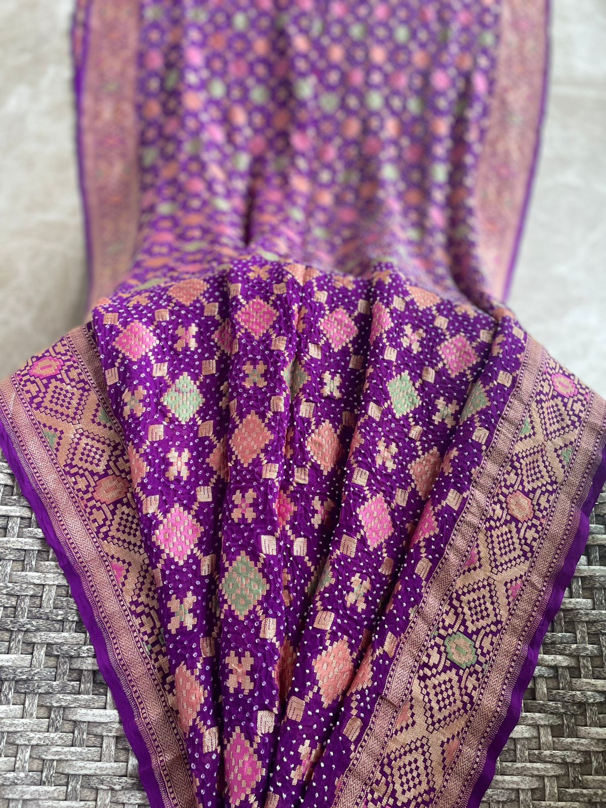 Raagini - A melody Meenakari Saree