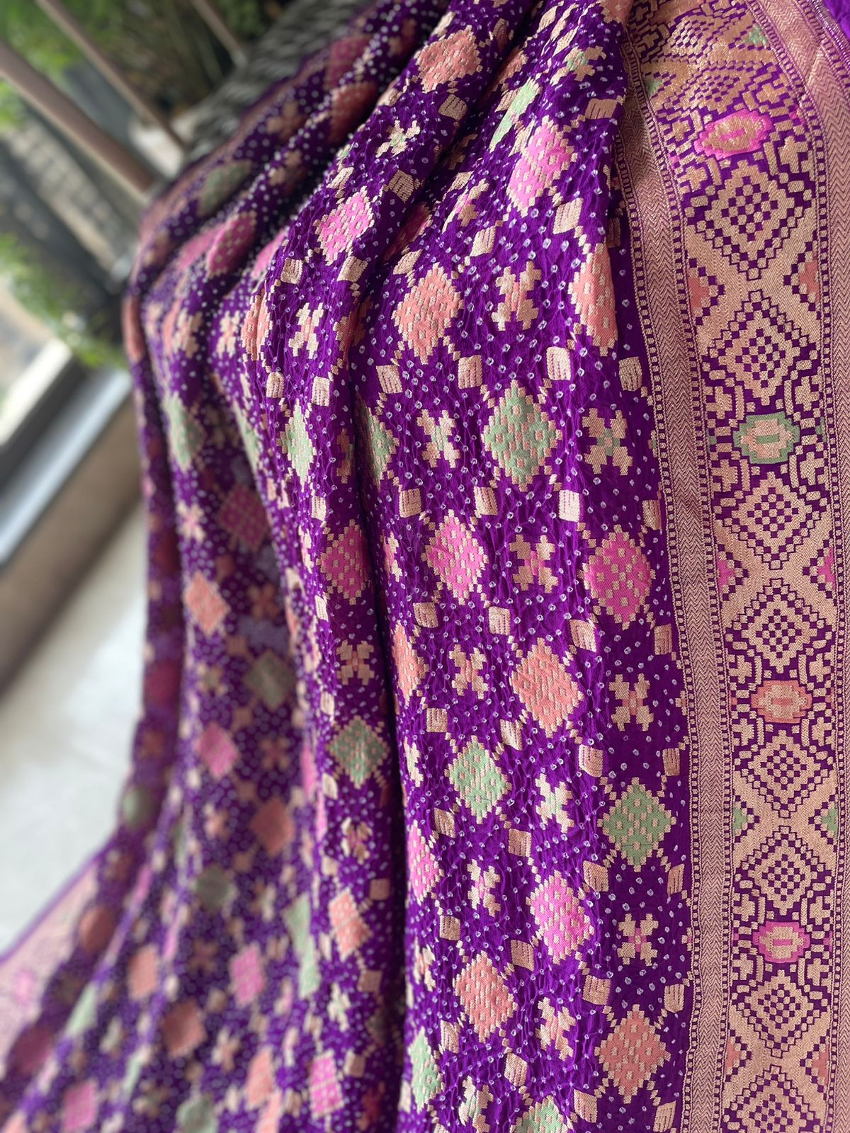 Raagini - A melody Meenakari Saree