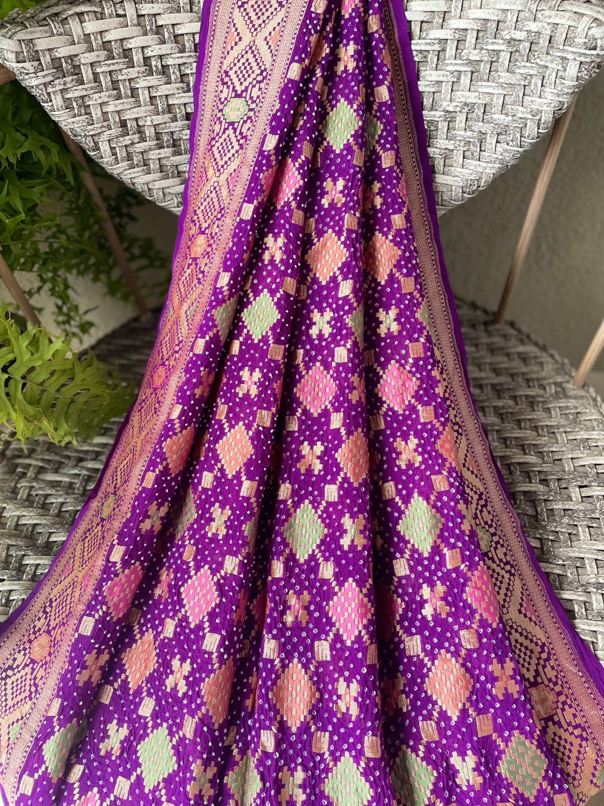 Raagini - A melody Meenakari Saree