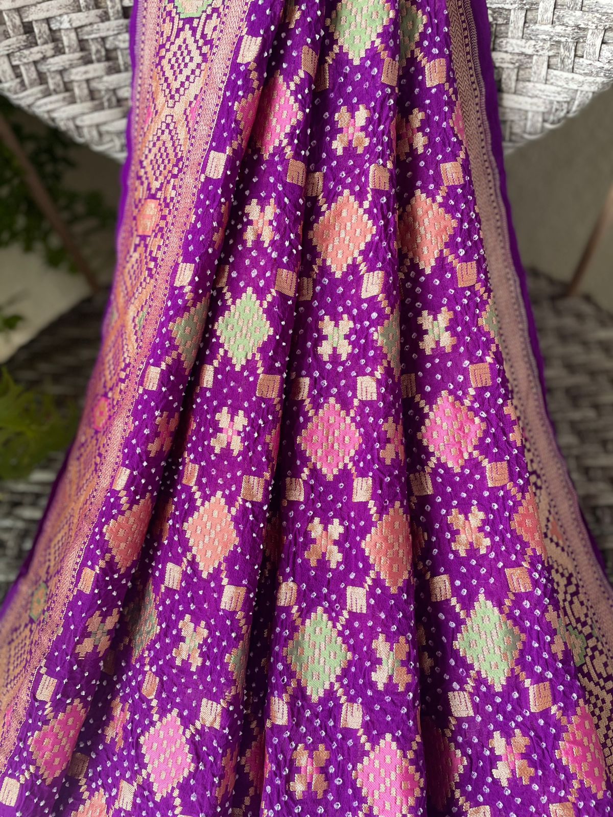 Raagini - A melody Meenakari Saree