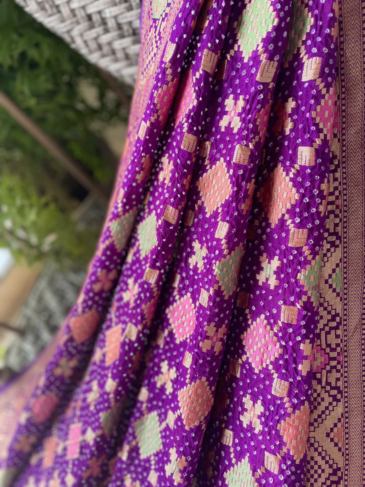 Raagini - A melody Meenakari Saree
